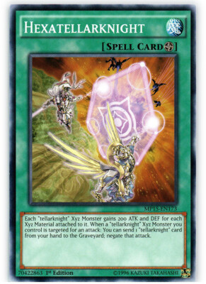 Yugioh! LP Hexatellarknight - MP15-EN173 - Common - 1st Edition Lightly Played, -image