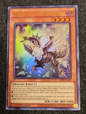 Yugioh Legendary Duelists: Season 2 #LDS2-EN109 White Rose Dragon Ultra Rare tcg-image