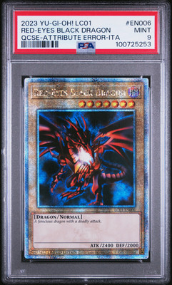 2023 YU-GI-OH! LEGEND COLLECTION: 25TH ANNIVERSARY RED-EYES BLACK DRAGON PSA 9-image