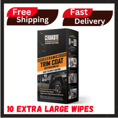 Cerakote Ceramic Trim Coat Kit - Quick Plastic Trim Restorer - A Ceramic Coating-image