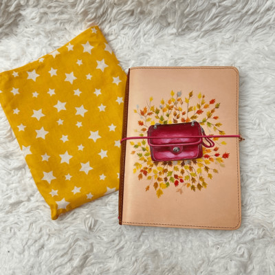 Sanati Handmade Leather Customized Binder Planner Organizer Classic Notebook Sz-image