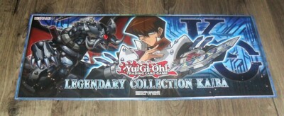 KONAMI YU-GI-OH TRADING CARD GAME HARDCOVER GAMING MAT LEGENDARY KAIBA NEW-image