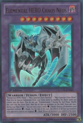 Yugioh! HP Elemental HERO Chaos Neos - LCGX-EN065 - Ultra Rare - Unlimited Editi-image