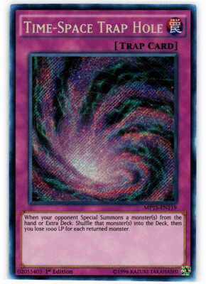 Time-Space Trap Hole - MP15-EN119 - Secret Rare - 1st Edition Near Mint - Yu-Gi--image