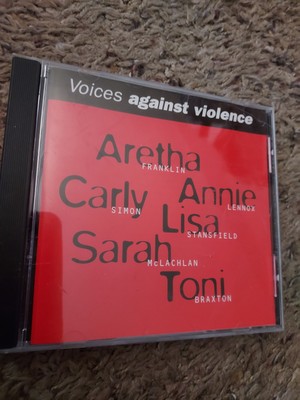 Voices Against Violence (CD, 1995) Aretha Franklin Annie Lennox Carly Simon +-image