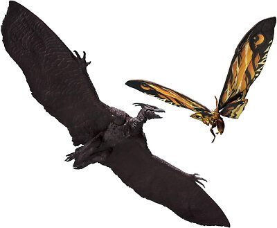 TAMASHII NATIONS Bandai S.H. MonsterArts Mothra 2019 & Rodan 2019 Set-image