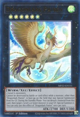 1x Dragonlark Pairen - 1st Editio NM Eng YuGiOh - 2022 Mega Tin - Pharoah's Gods-image