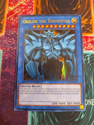 Yu-Gi-Oh! Obelisk the Tormentor LC01-EN001 Ultra Rare Limited Near Mint d4/-image