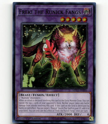 Yugioh Freki the Runick Fangs 25th Anniv. Tin: Dueling Heroes Mega Pack-image