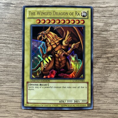 Yugioh Winged Dragon Of Ra LC01-EN003 - 25th Anniversary Quarter Century Rare-image