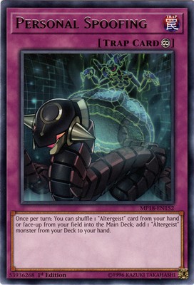 Yugioh! LP Personal Spoofing - MP18-EN152 - Rare - 1st Edition Lightly Played, E-image
