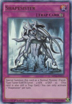 Shapesister - MP14-EN111 - Ultra Rare - 1st Edition NM YuGiOh!  2014 Mega-Tin Me-image