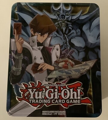 Yu-gi-oh! 2016 Mega Tin Kaiba and Obelisk Edition VGC EMPTY Great Storage Tin-image
