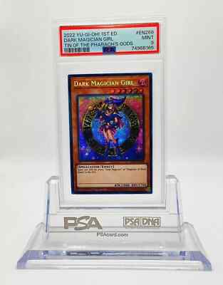 Yu-Gi-Oh! Dark Magician Girl MP22-EN268 | Secret Rare | PSA 9 Mega Tin English-image