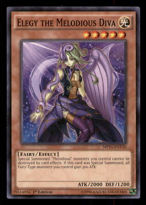 Yugioh Elegy the Melodious Diva #MP15-EN130 2015 Mega-Tins Mega Pack LP-image