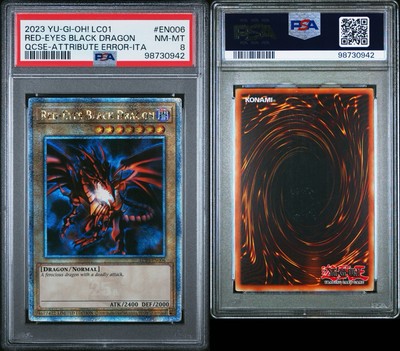 2023 Red-Eyes Black Dragon 25th Anniversary QCSE -attribute error  ITA - MINT 8-image