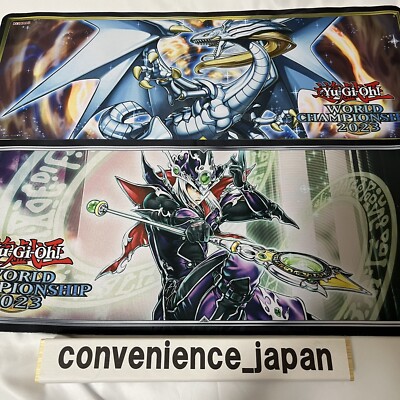 YuGiOh Legendary Magician of Dark Legendary Dragon of White Playmat WCS 2023 JP-image