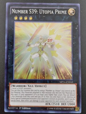 Yu-Gi-Oh! TCG Number S39: Utopia Prime Mega Pack 2016 MP16-EN043 1st Edition...-image