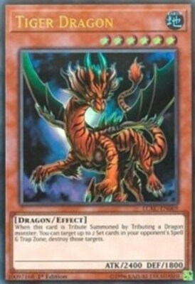 Tiger Dragon - LCKC-EN069 - Ultra Rare - 1st Edition x3 - Lightly Played-image