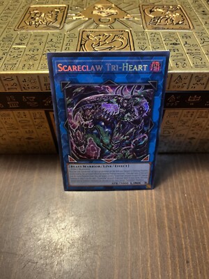 Yu-Gi-Oh! TCG Scareclaw Tri-Heart 25th Anniversary Tin: Dueling Heroes Mega Pack-image