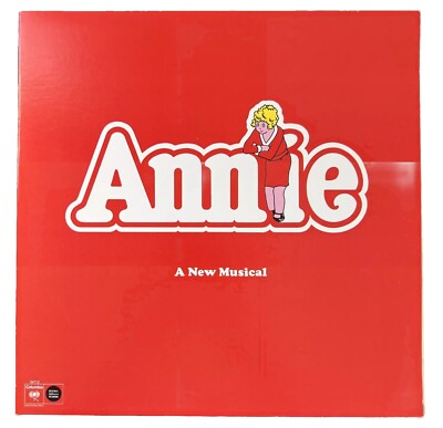 ANNIE A New Musical 1977 Vinyl Record LP Album JS 34712 Original Cast Recording-image