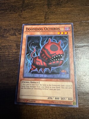 Yu-Gi-Oh! Doomdog Octhros MP16-EN018 2016 Mega-Tins Mega Pack 1st Edition-image