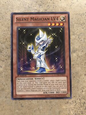 1x (EX) Silent Magician LV4 - LCYW-EN037 - Common - 1st Edition  YuGiOh-image
