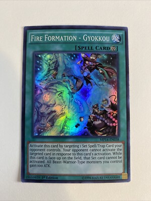Yu-Gi-Oh! Fire Formation - Gyokkou MP14-EN038 Super Rare 1st Ed Mod Play-image