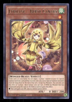 Yu-gi-oh Lyrilusc #LED8-EN035 Legendary Duelists: Synchro Storm LP-image