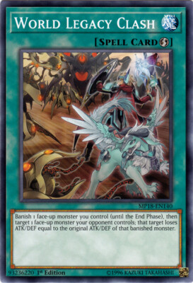 World Legacy Clash - MP18-EN140 - Common - 1st Edition NM YuGiOh!  2018 Mega-Tin-image
