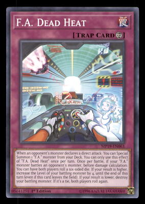 Yugioh F.A. Dead Heat #MP19-EN063 2019 Gold Sarcophagus Tin Mega Pack LP-image