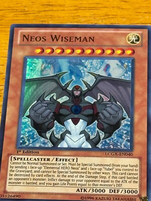 Neos Wiseman LCGX-EN040 Yu-Gi-Oh Legendary Collection 2-1st Edition 1st Edition-image