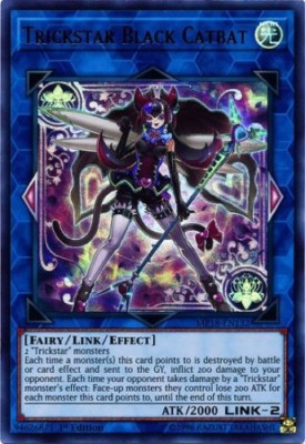 Trickstar Black Catbat (MP18-EN132) - Ultra Rare - 1st Edition-image