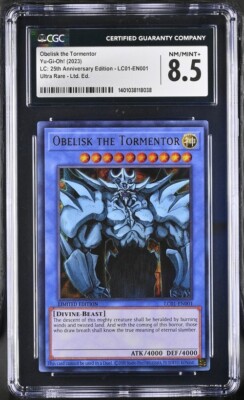 Obelisk the Tormentor (Ultra Rare) LC01-EN001 - CGC/PSA 8.5-image