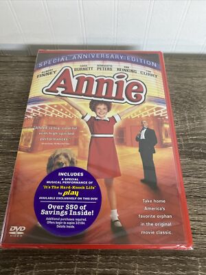 Annie Special Anniversary Edition (2003) DVD Brand New Factory Sealed Tim Curry-image