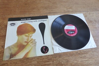 Annie Ross Sings a Song With Mulligan! UK 1959 1st Vogue LAE 12203 Vocal Jazz LP-image