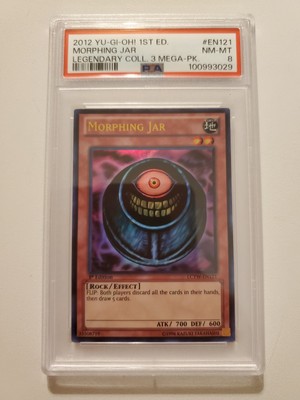 Morphing Jar LCYW-EN121 PSA 8 Ultra Rare Yugioh Legendary Collection 1st Edition-image