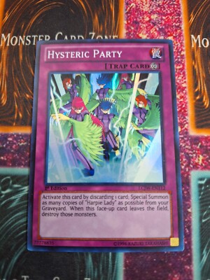 Yu-Gi-Oh! Hysteric Party LCJW-EN112 Super Rare 1st Edition Near Mint a1/-image