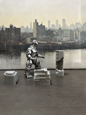 3 Destroyed Buildings For Neca, S.h Monsterarts, Hiya.-image