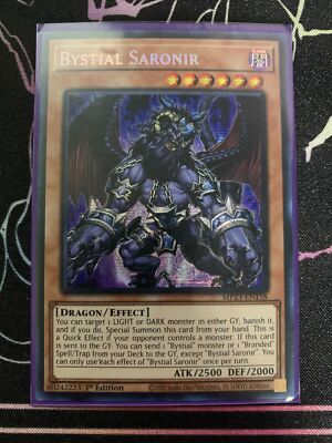 Bystial Saronir MP23-EN158 25th Anniversary Tin: Dueling Heroes Mega Pack 1st...-image