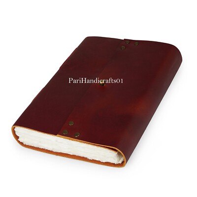 Personalized Leather Journal, A4, A5, B5, A6 Large Or Small Bound Notebook,-image