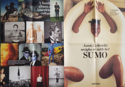 ANNIE LEIBOVITZ ANNIE'S BIG BOOK SUMO TASCHEN 27x40 TWO SIDED PROMOTIONAL POSTER-image