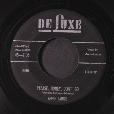 ANNIE LAURIE: it must be you / please, honey, don't go DELUXE 7
