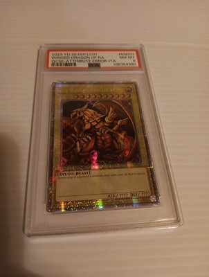 The Winged Dragon of Ra (Quarter Century Secret Rare) LC01-EN003 Legendary PSA 8-image