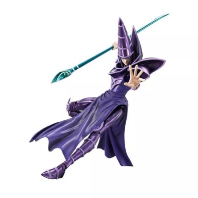 BANDAI S.H.MonsterArts Yu-Gi-Oh! Duel Monsters Dark Magician Action Figure JAPAN-image