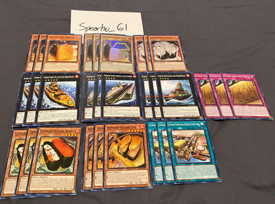 Yugioh 30x Card GUNKAN SUSHIP Deck Core Playset MP22 MEGA TIN —POTE 🍣-image