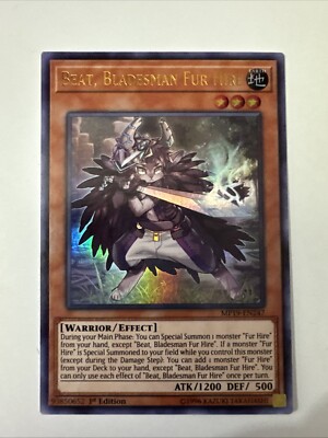 Beat, Bladesman Fur Hire MP19-EN247 2019 Gold Sarcophagus Tin Mega Pack 1st...-image