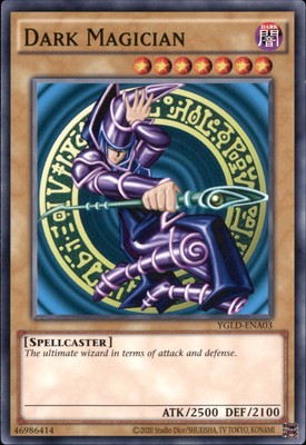 Dark Magician YGLD-ENA03 Yugioh-image