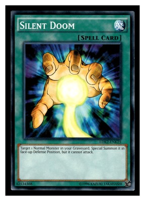 2016 Yu-Gi-Oh! #LDK2-ENK25 Silent Doom-image
