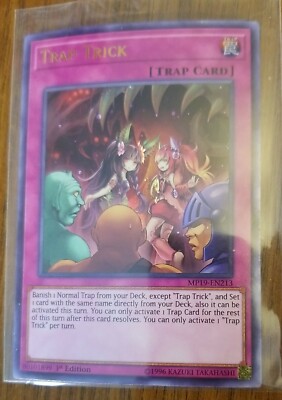 Yu-Gi-Oh! TCG Trap Trick 2019 Gold Sarcophagus Tin Mega Pack MP19-EN213 Unlimit…-image